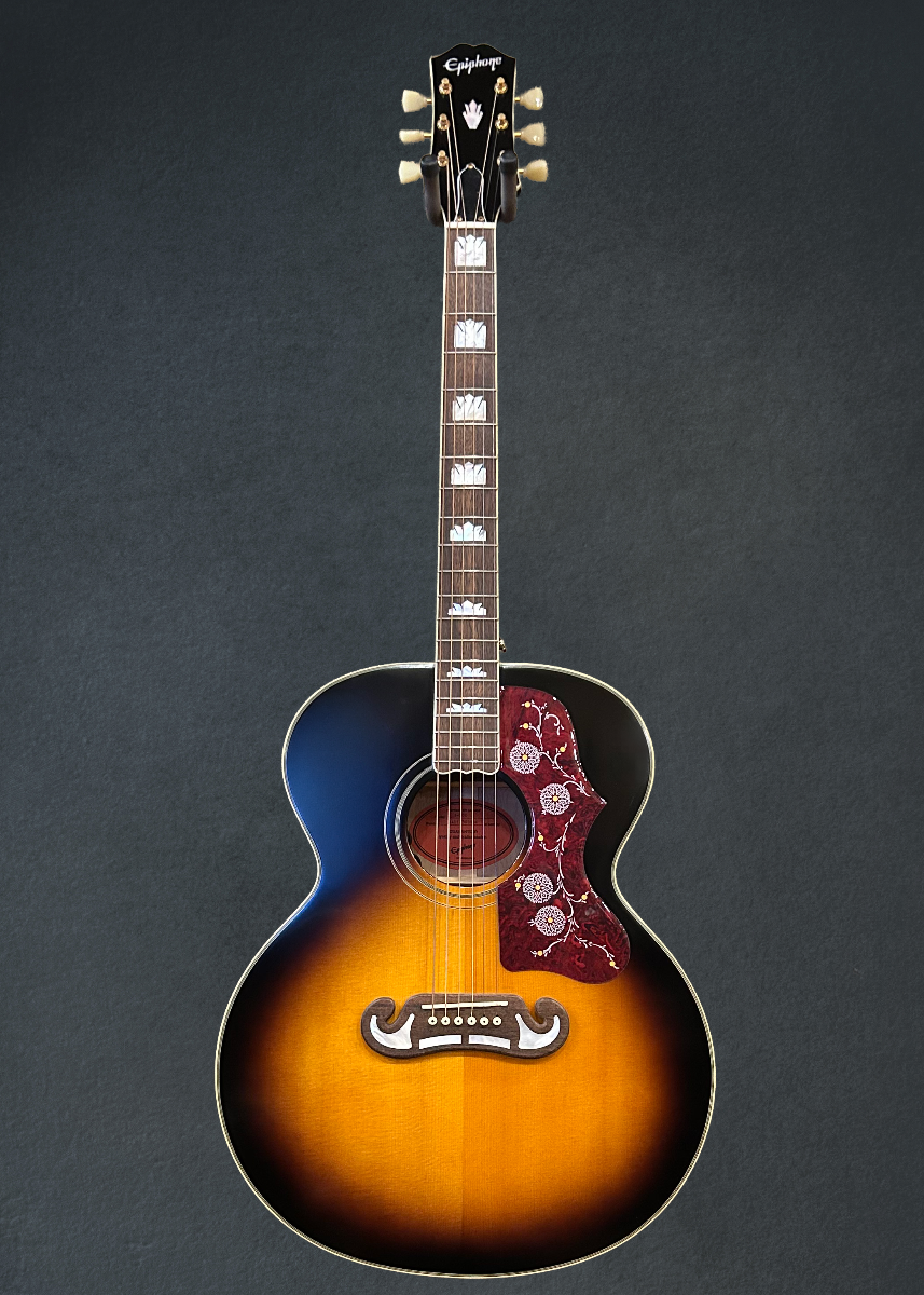 "Inspired by Gibson" J-200 - Aged Gloss Vintage Sunburst