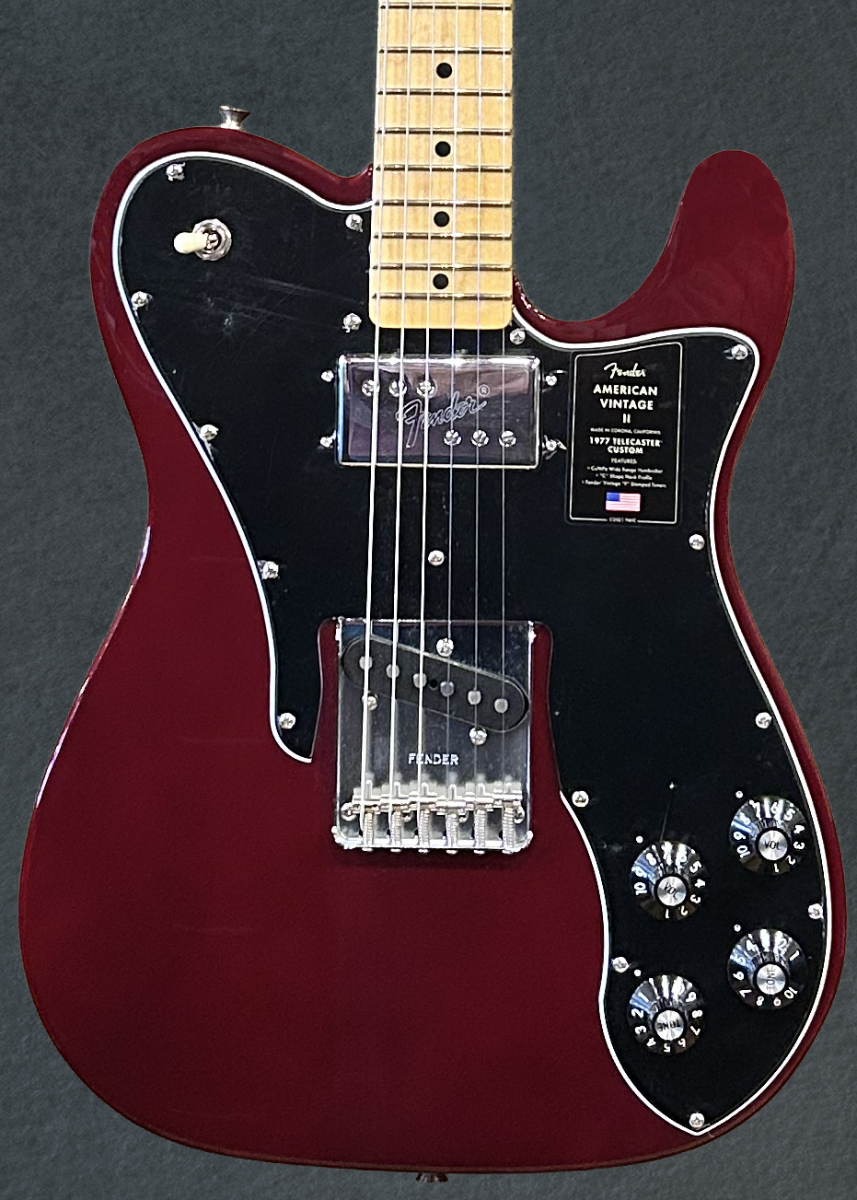 American Vintage II 1977 Telecaster Custom - Wine w/Maple