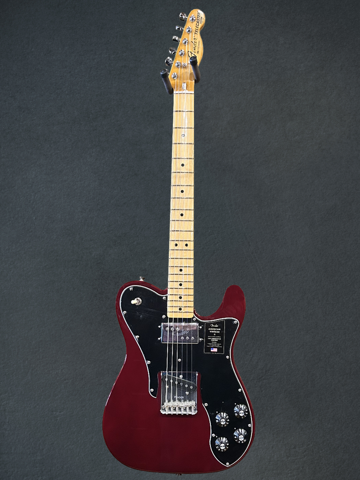 American Vintage II 1977 Telecaster Custom - Wine w/Maple