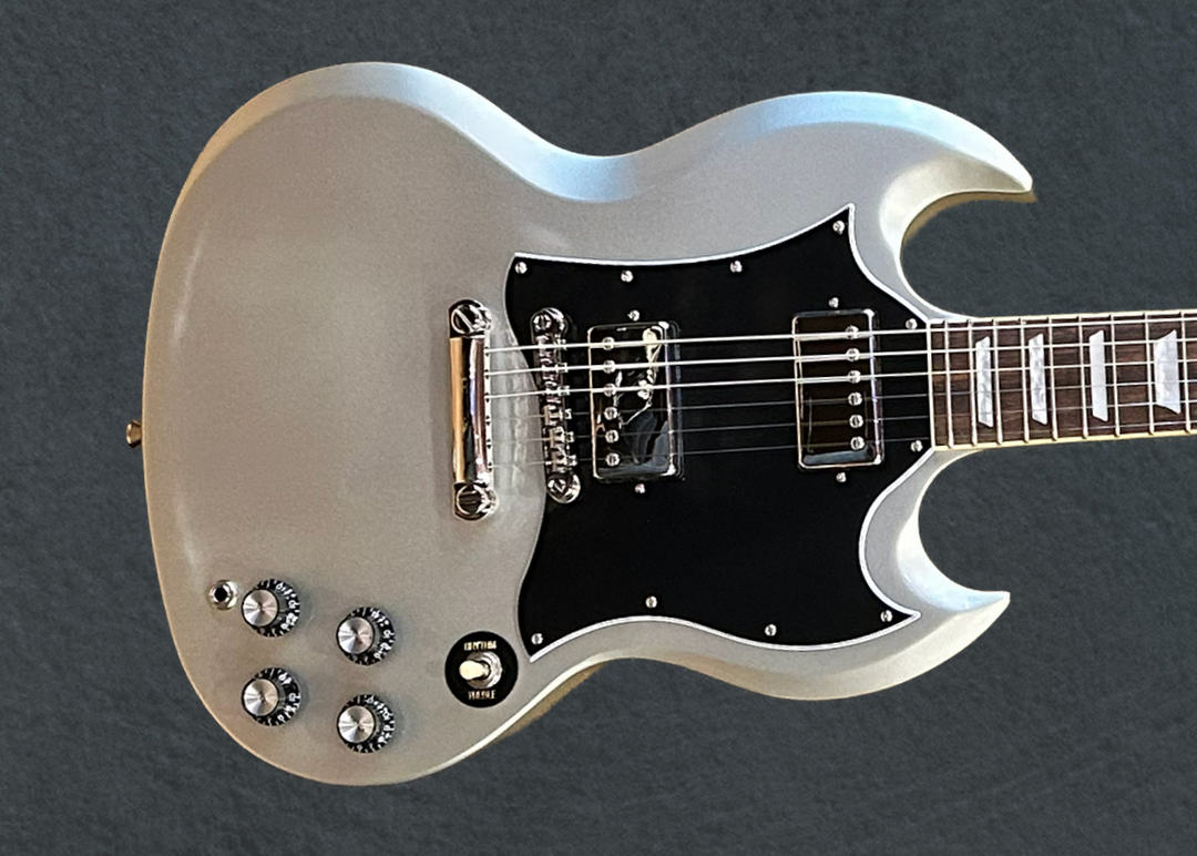 "Inspired by Gibson Collection" SG Standard - Silver Mist