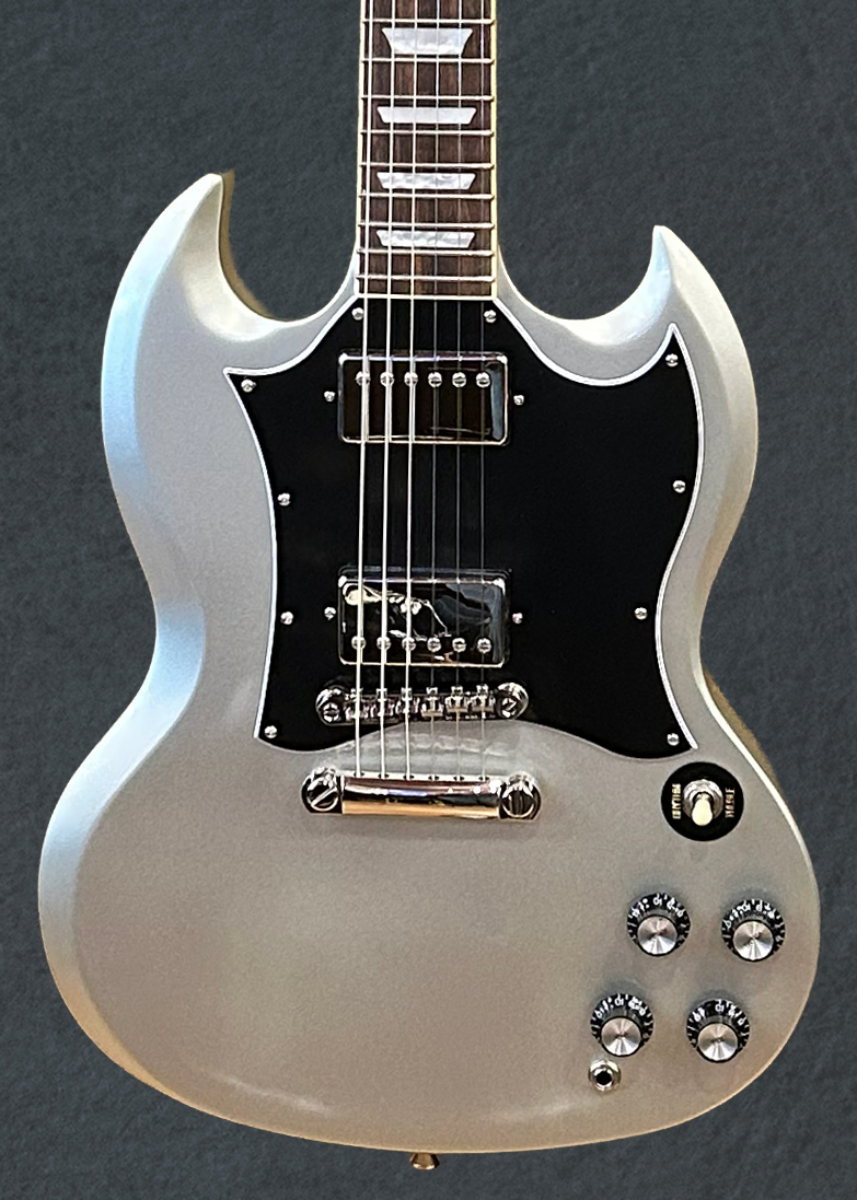 "Inspired by Gibson Collection" SG Standard - Silver Mist