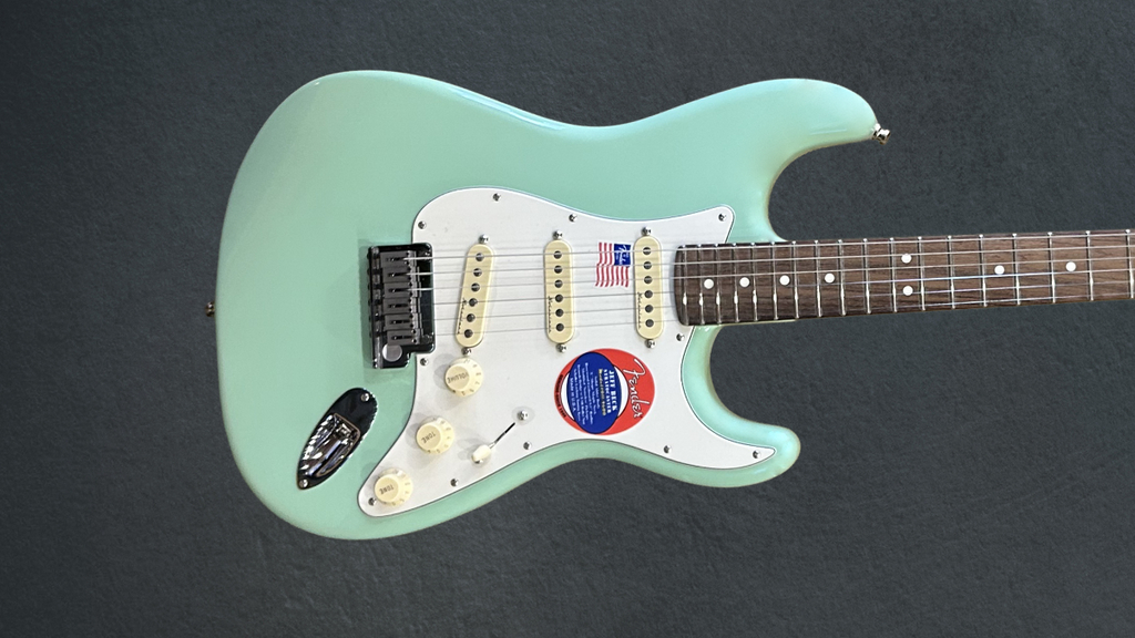 ギター Fender USA Jeff Beck Stratocaster Jeff Beck Stratocaster - Surf Green – Dave's Guitar Shop