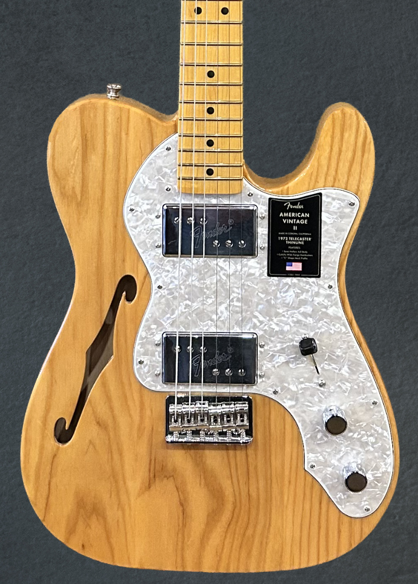 American Vintage II 1972 Telecaster Thinline - Aged Natural