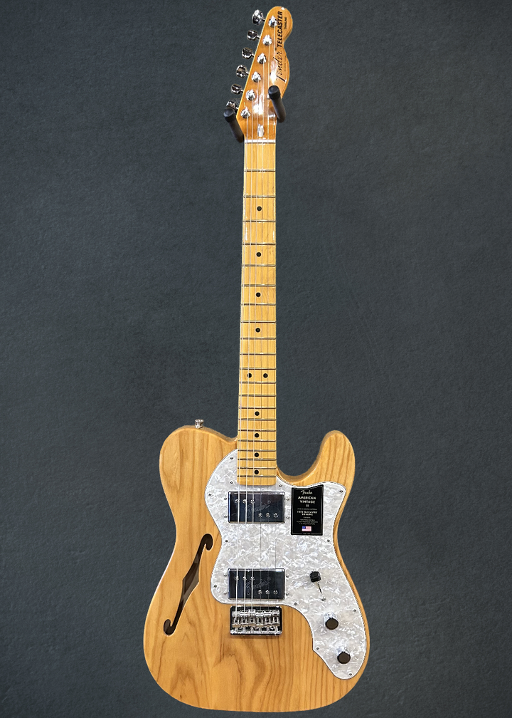 American Vintage II 1972 Telecaster Thinline - Aged Natural