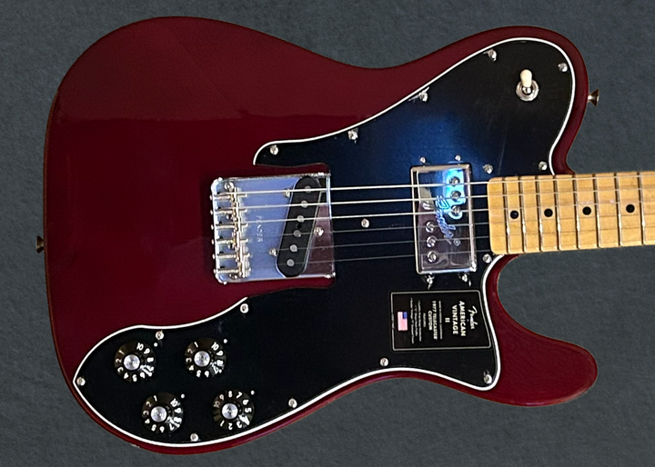 American Vintage II 1977 Telecaster Custom - Wine w/Maple