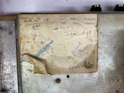 Model 1986 50-Watt "Small Box" Bass Head, '69