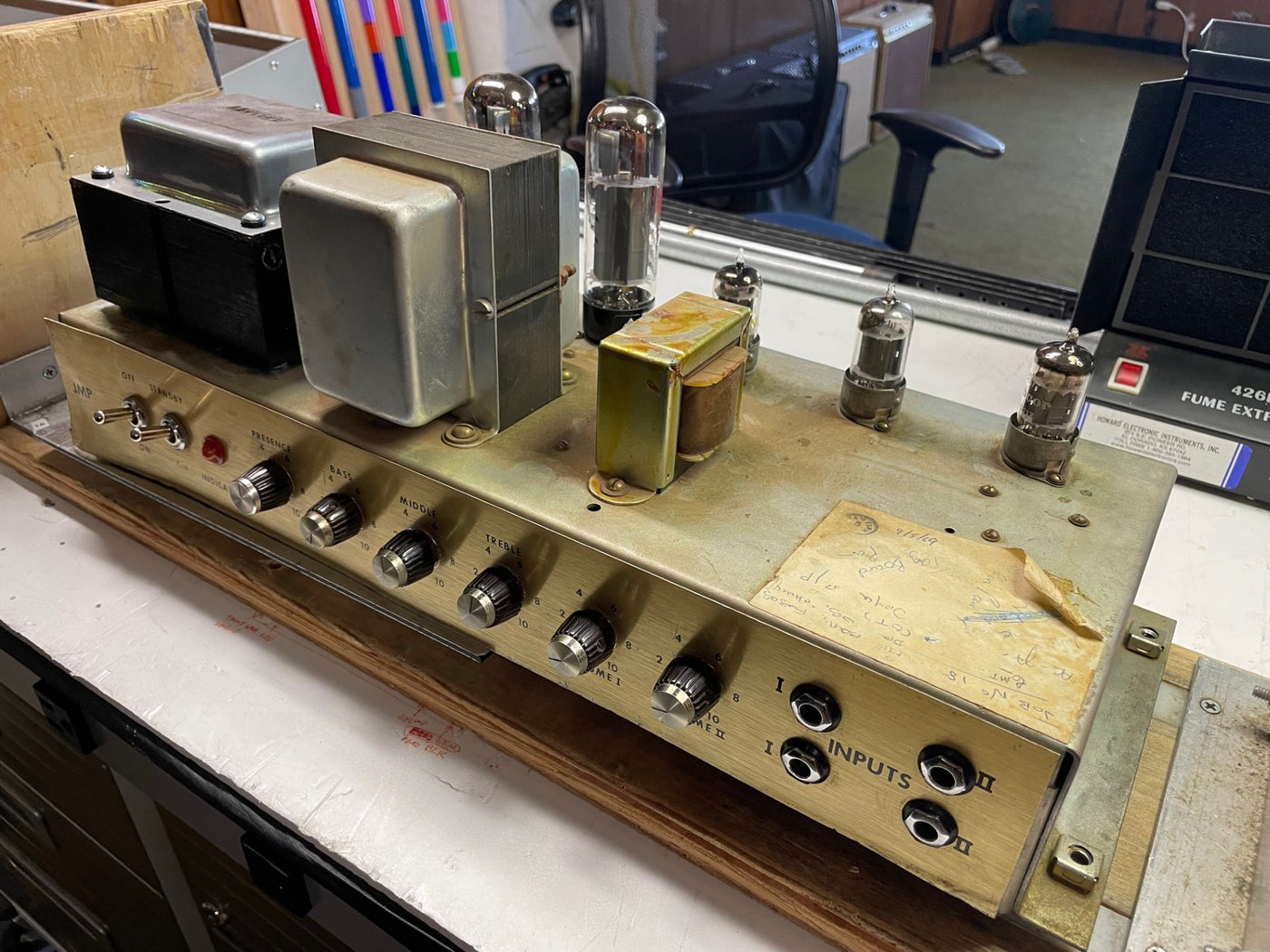 Model 1986 50-Watt "Small Box" Bass Head, '69