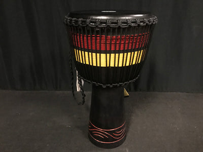 African Style Fire Rhythm Series Rope Tuned Wood Djembe