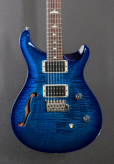 CE-24 Semi-Hollow Mahogany - Royal Blue Burst Wraparound