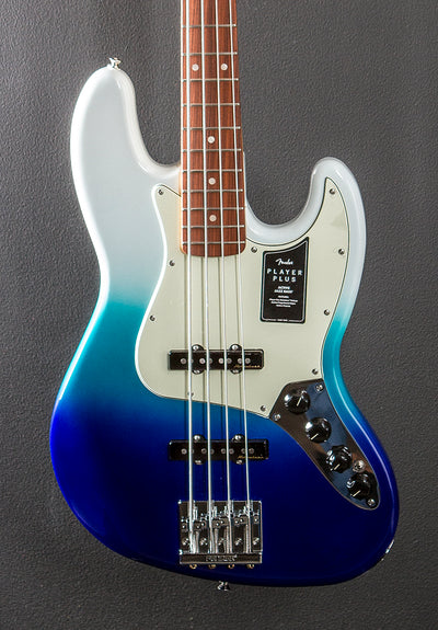 Player Plus Jazz Bass - Belair Blue w/Pau Ferro