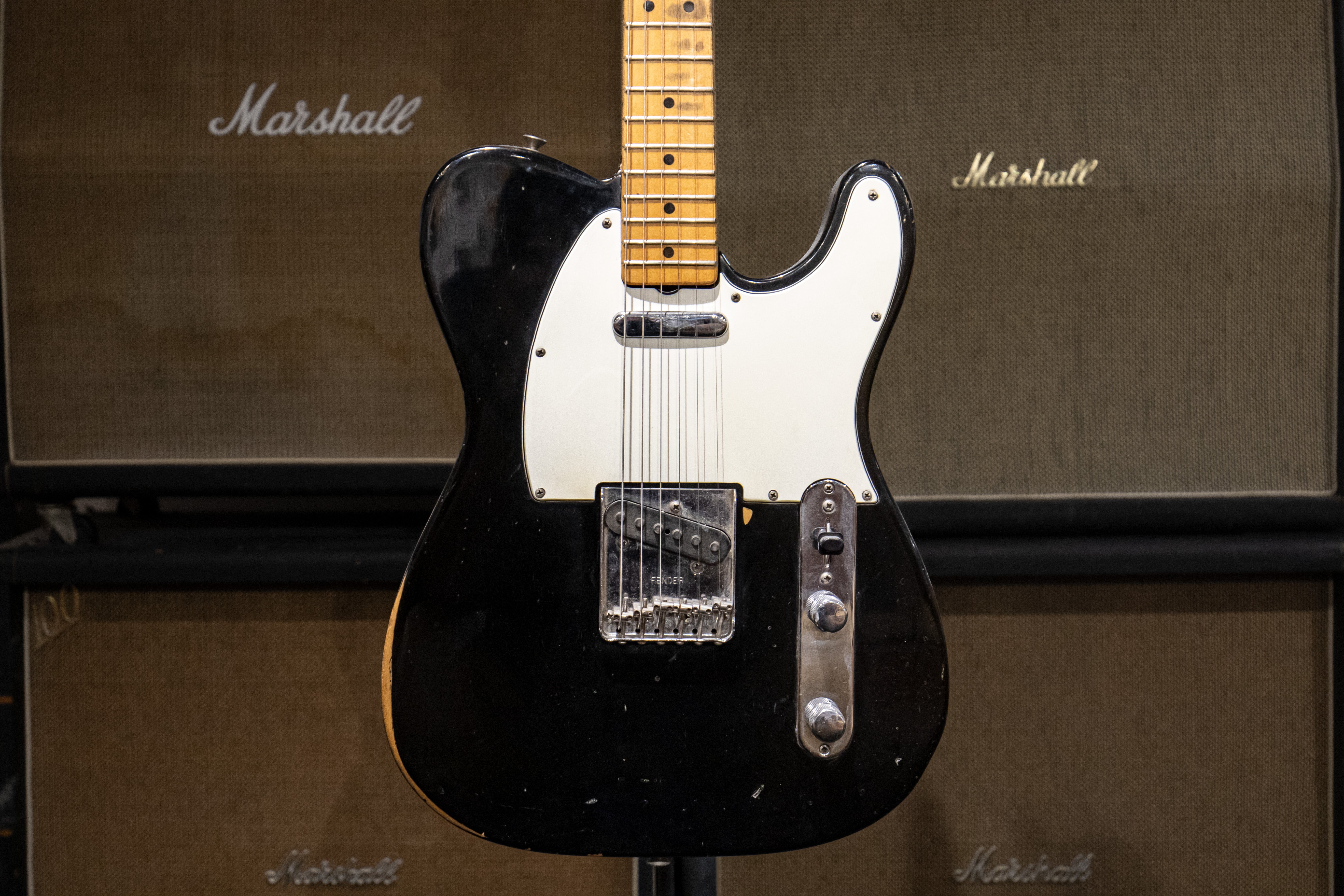 1968 Fender Telecaster- Black – Dave's Guitar Shop