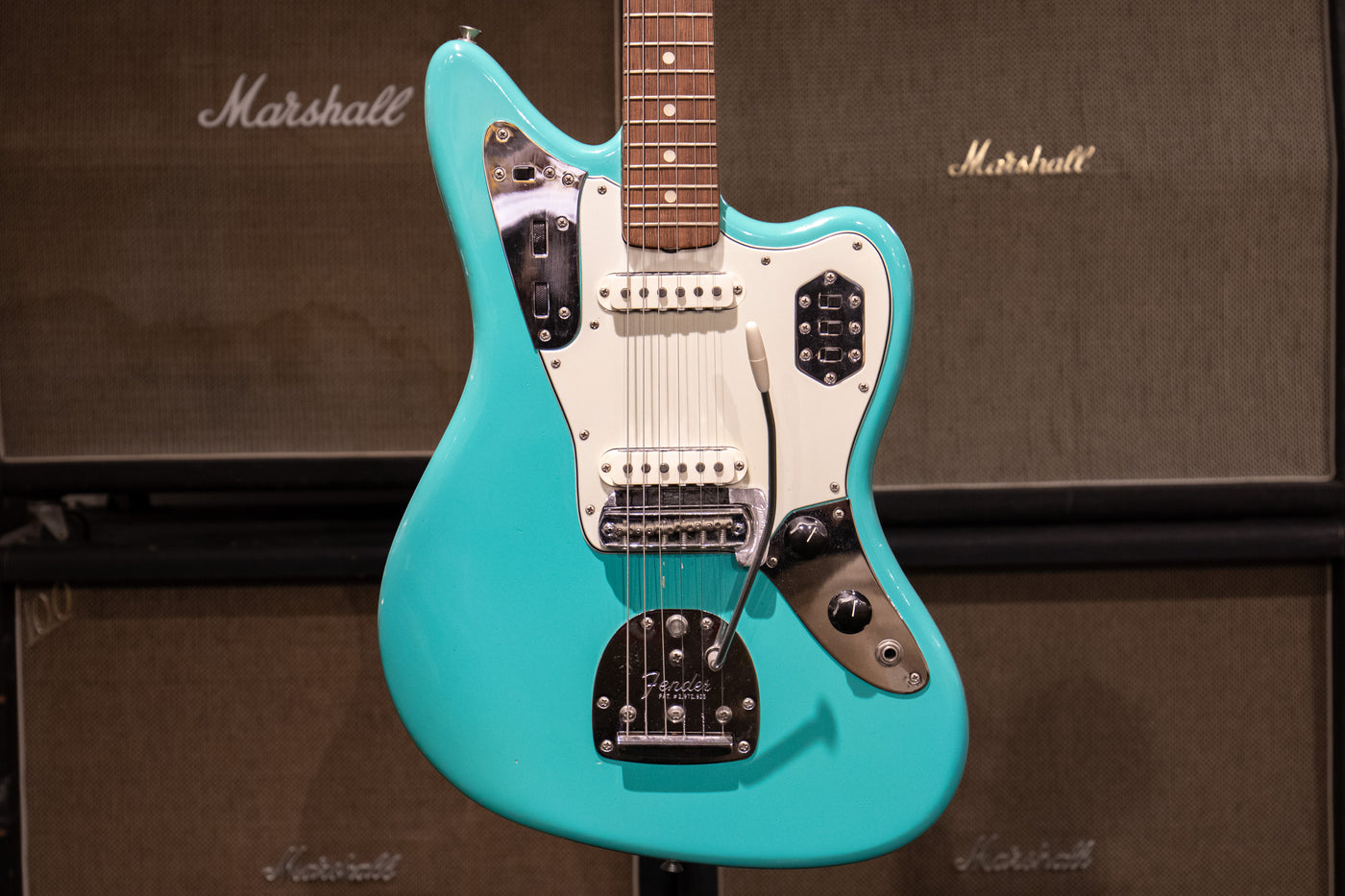 1964 Fender Jaguar Foam Green Dave's Guitar Shop