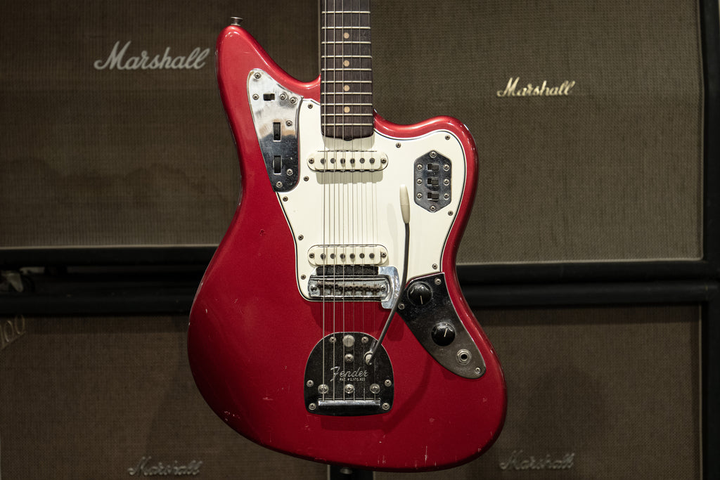1964 Fender Jaguar - Candy Apple Red – Dave's Guitar Shop