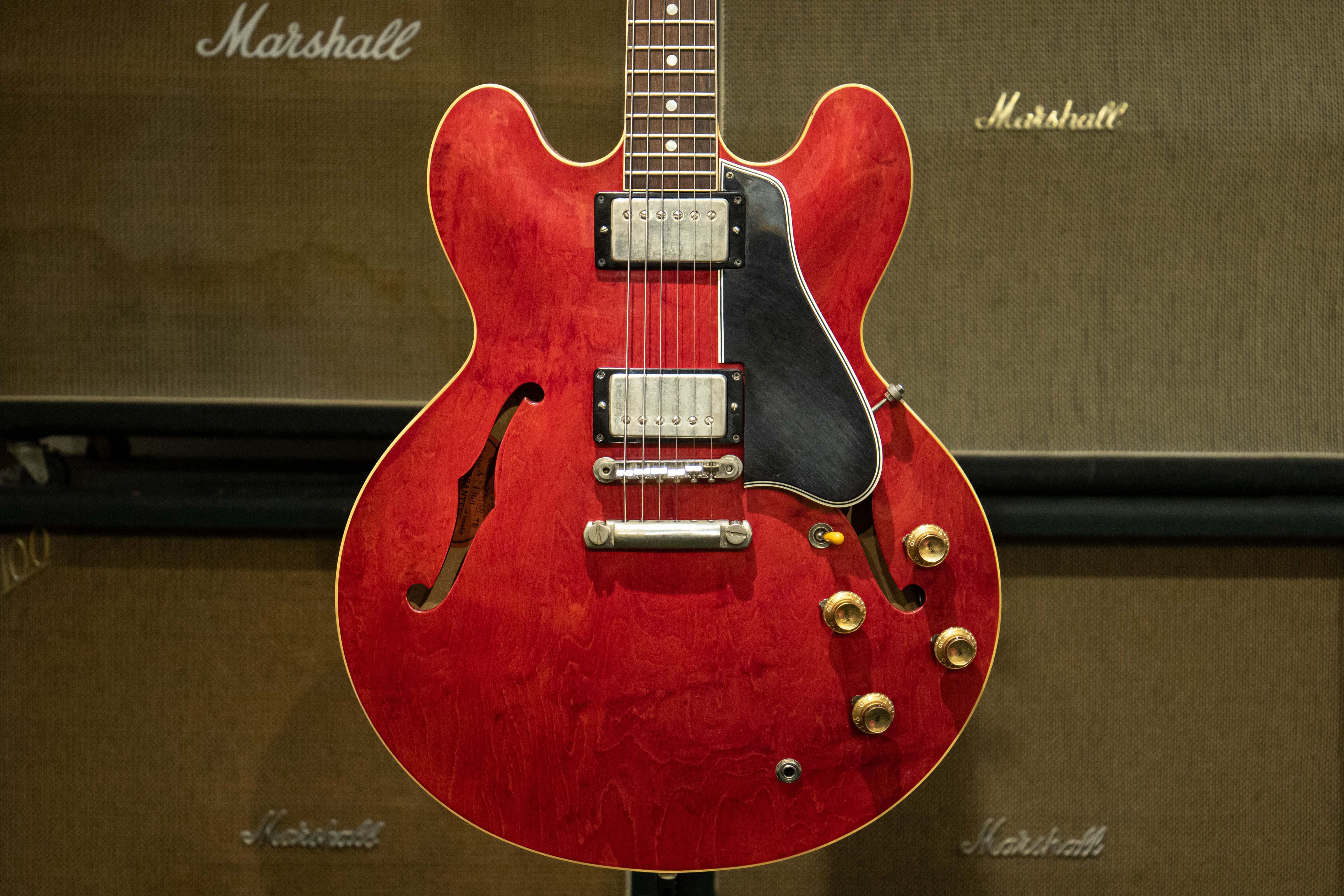 1960 Gibson ES-335TD - Cherry – Dave's Guitar Shop