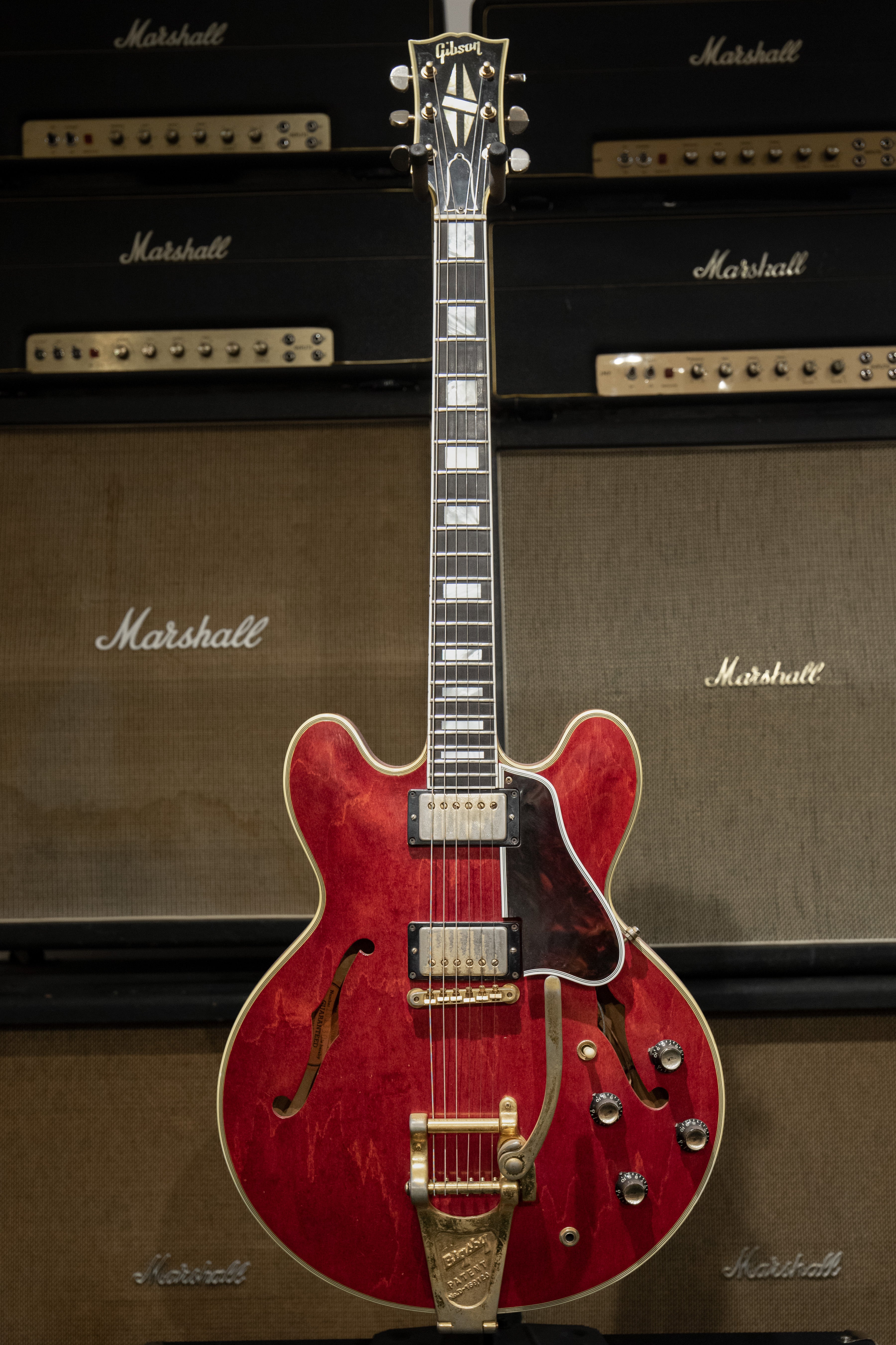 1960 Gibson ES-345- Cherry – Dave's Guitar Shop