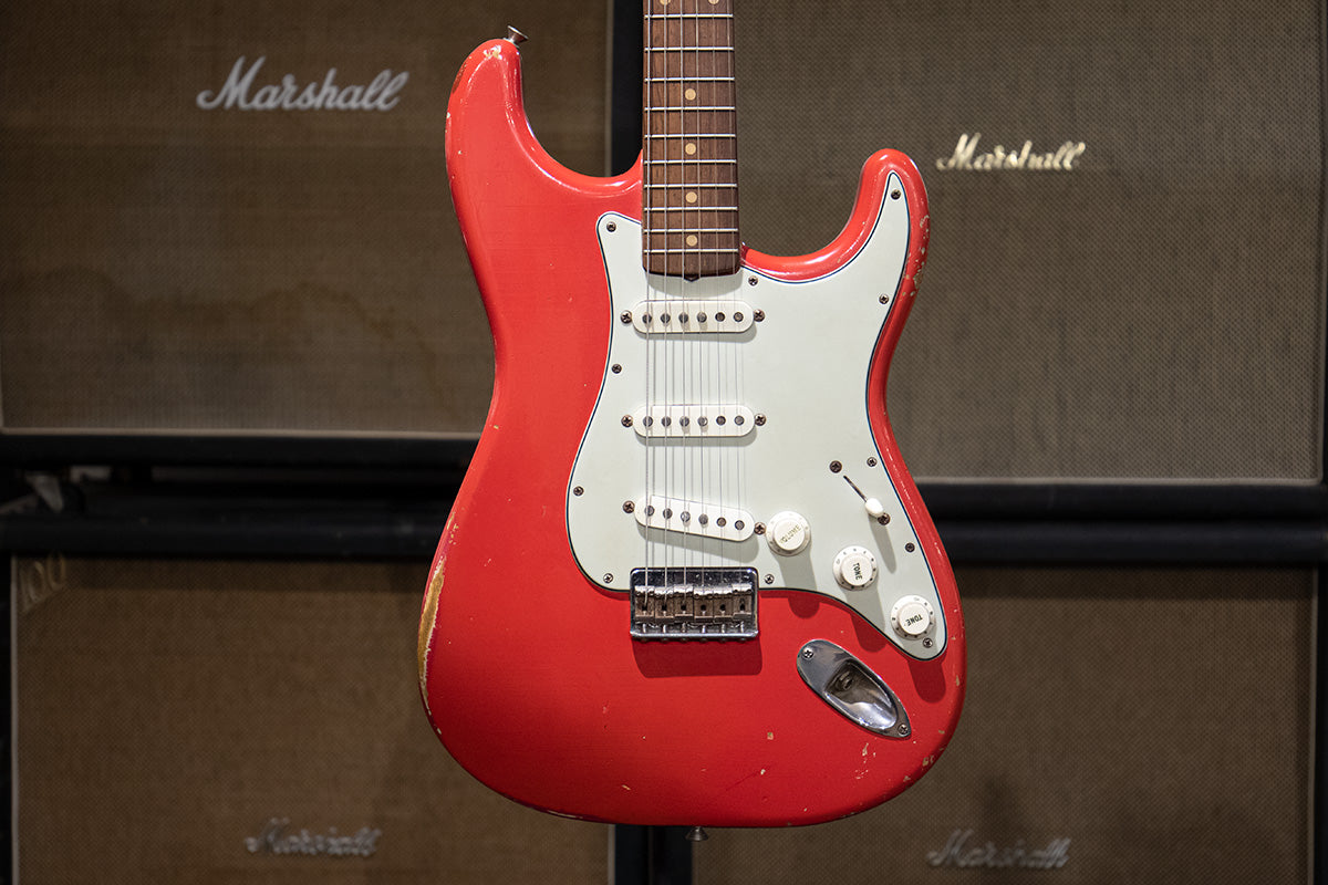 1960 Fender Stratocaster - Fiesta Red – Dave's Guitar Shop