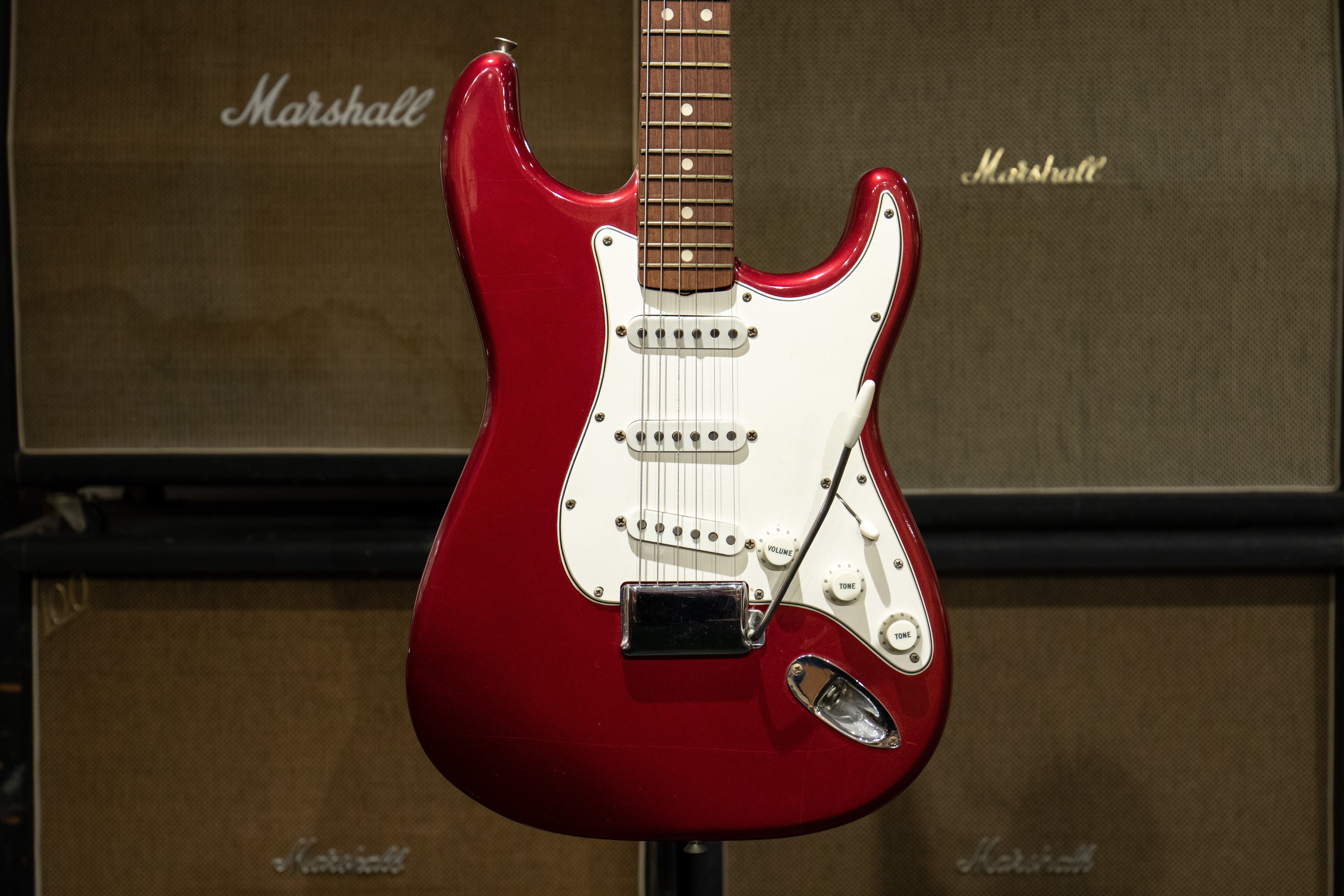 1966 Fender Stratocaster - Candy Apple Red – Dave's Guitar Shop