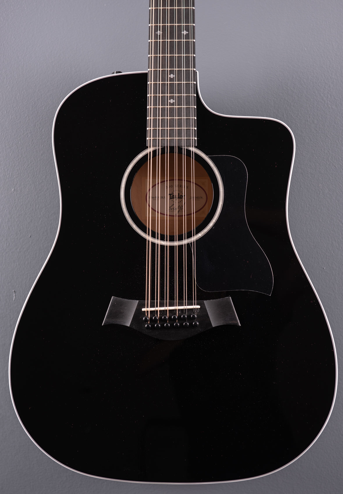 250CE-BLK DLX 12 String