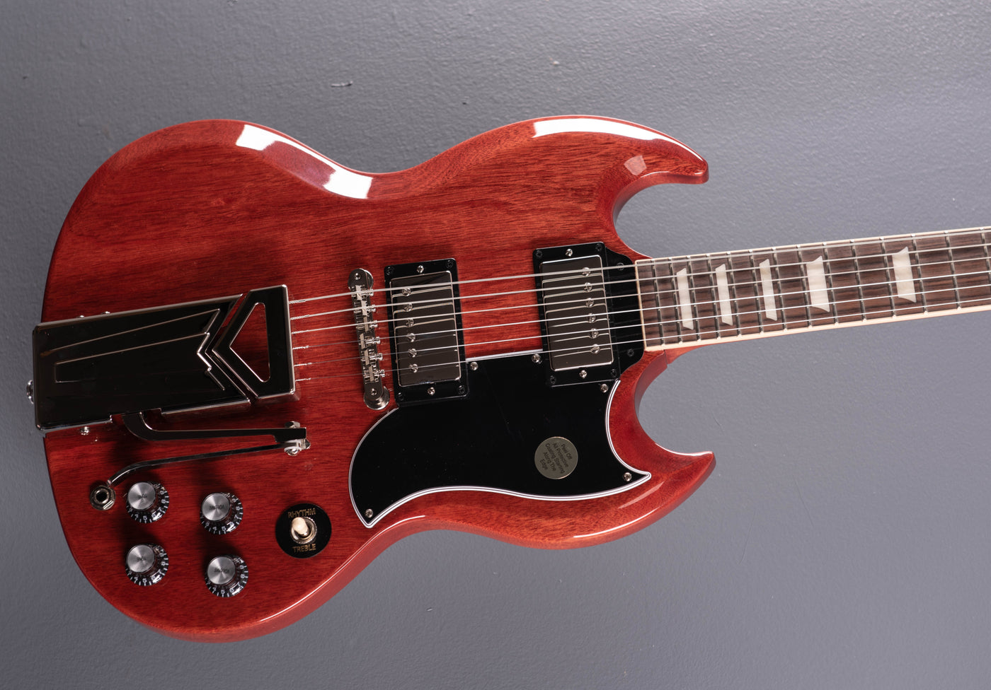 SG Standard '61 Sideways Vibrola - Vintage Cherry – Dave's Guitar Shop