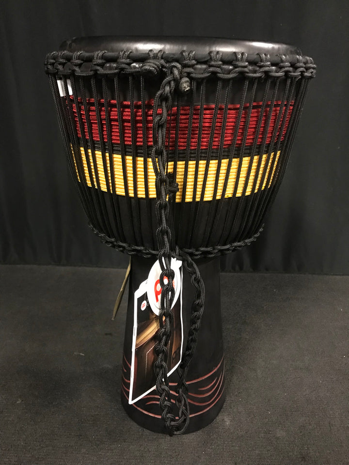 African Style Fire Rhythm Series Rope Tuned Wood Djembe