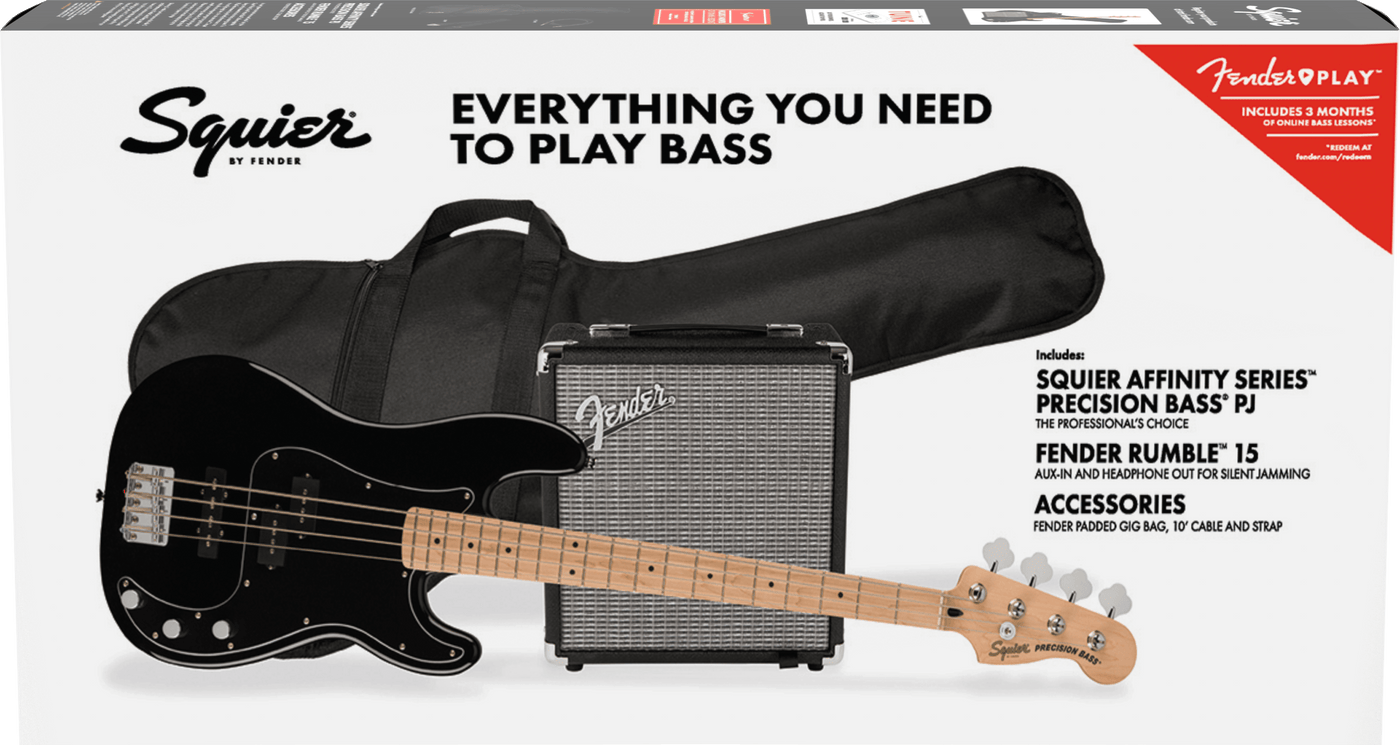 Affinity Series Precision Bass PJ Pack - Black