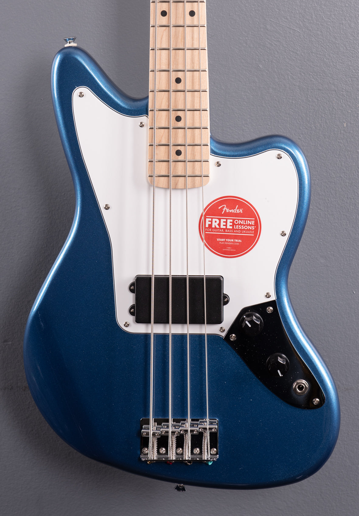 Affinity Series Jaguar Bass H - Lake Placid Blue w/Maple