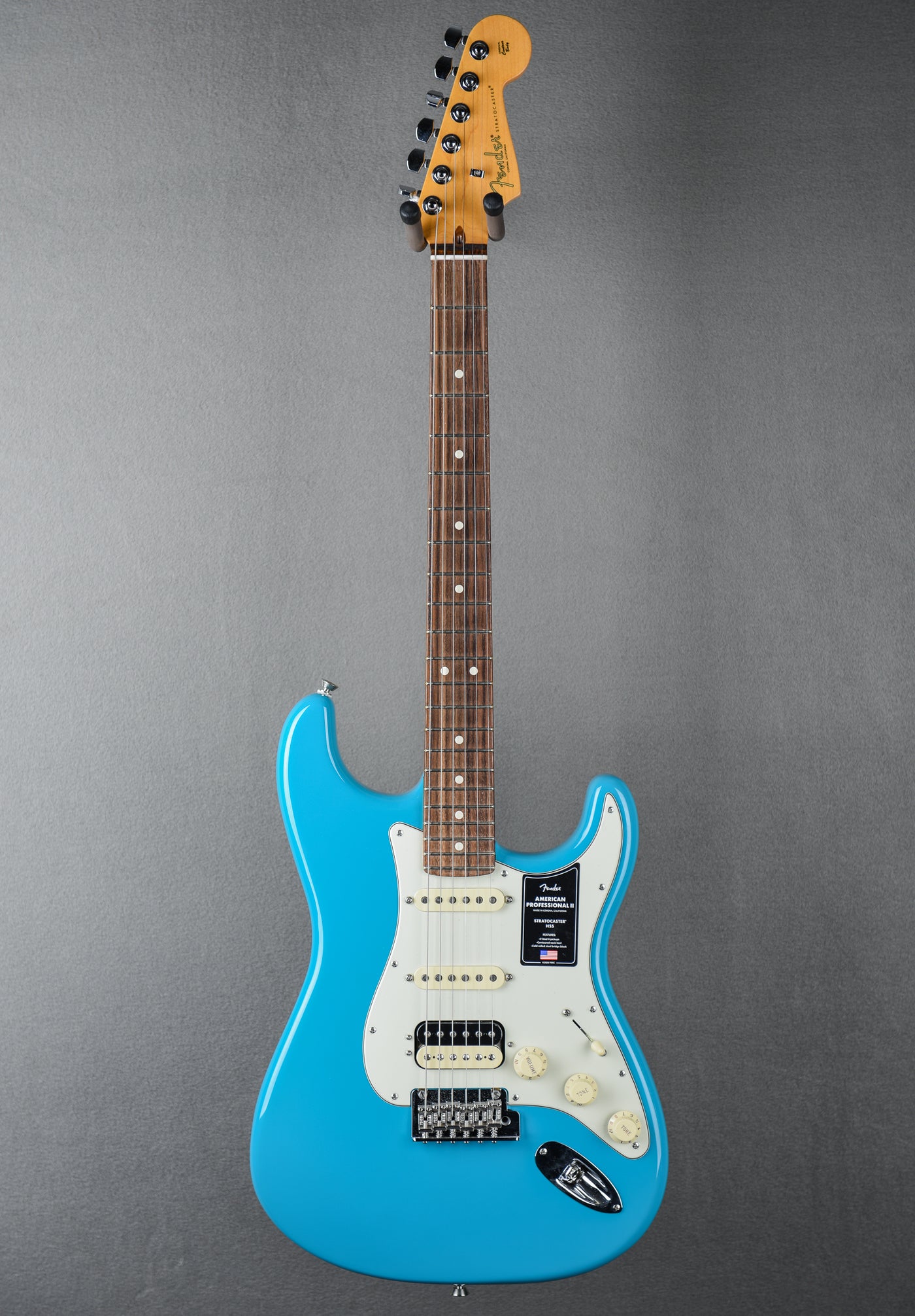 American Professional II Stratocaster HSS - Miami Blue w/Rosewood