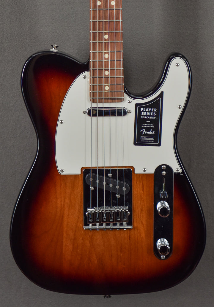 Player Telecaster - 3 Color Sunburst w/Pau Ferro