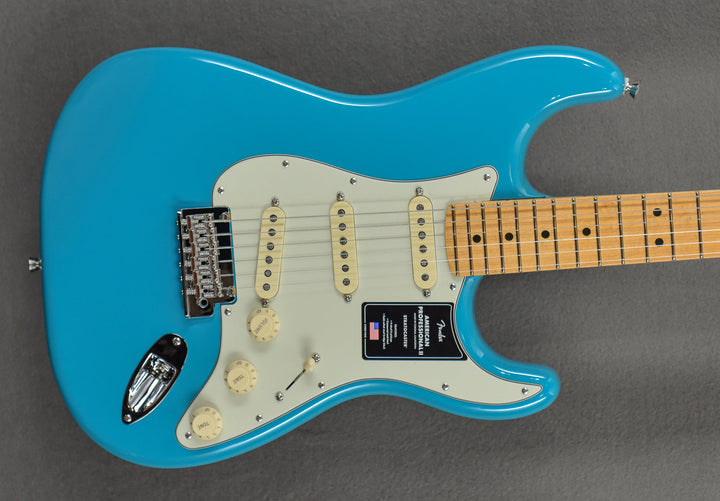 American Professional II Stratocaster – Miami Blue w/Maple