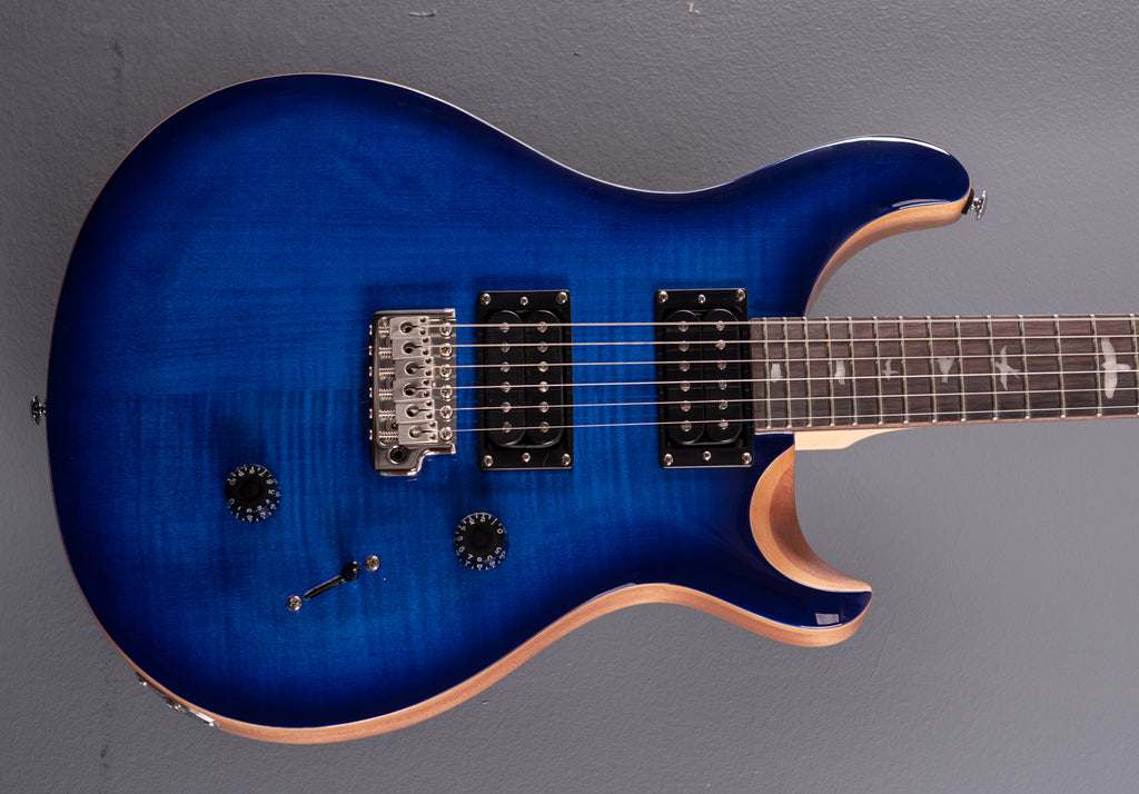 SE Custom 24 - Faded Blue Burst – Dave's Guitar Shop