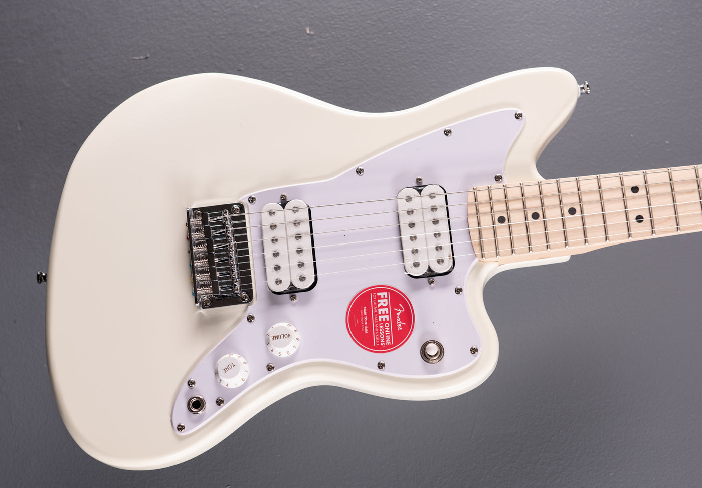 Fender mini jazzmaster hh olympic white online