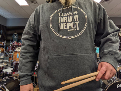 Drum Depot Hoodie - Light Gray