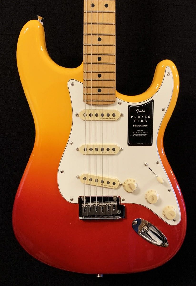 PLAYER PLUS STRATOCASTER- Tequila Sunrise