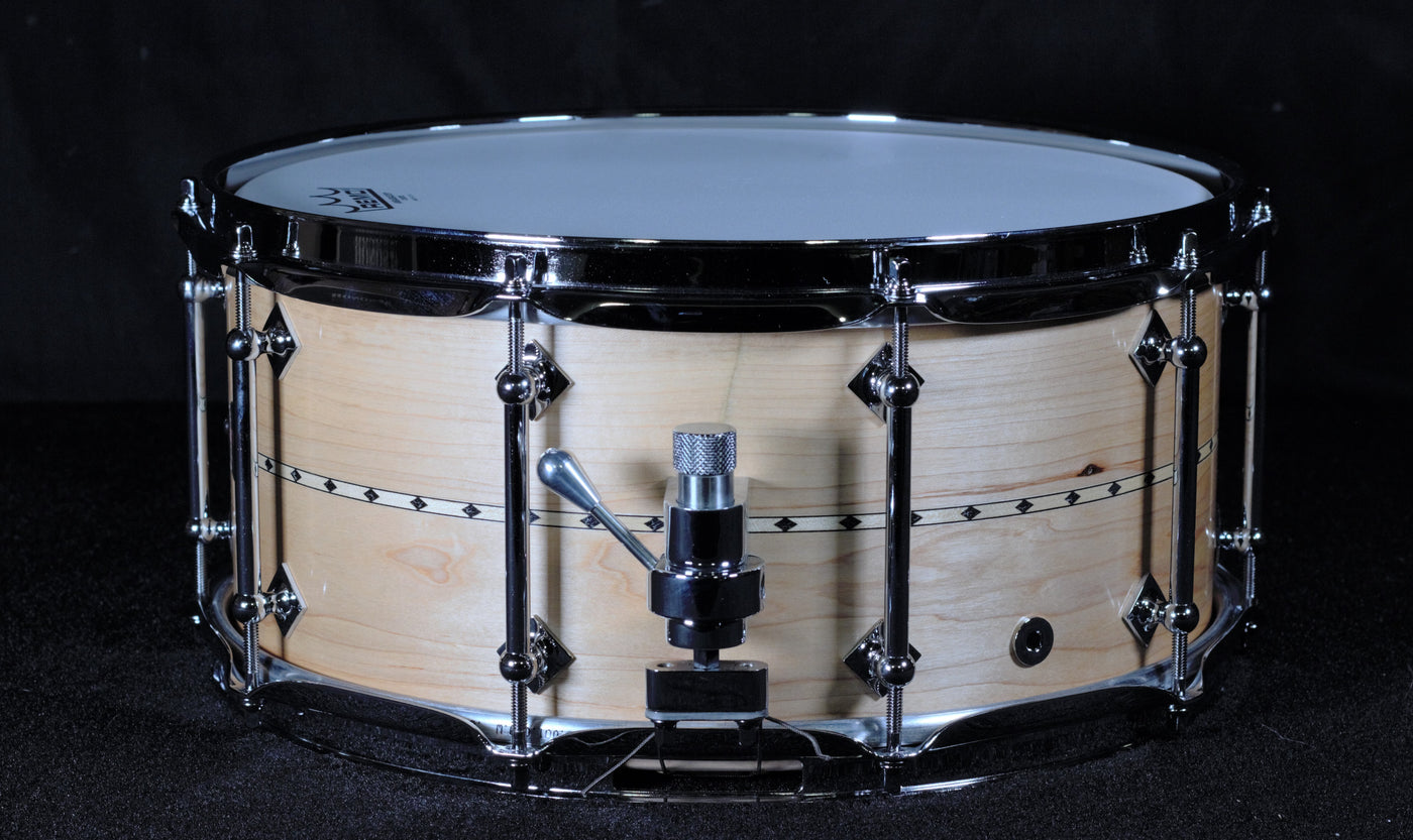 Custom Shop Snare Drum - Maple with Maple Inlay