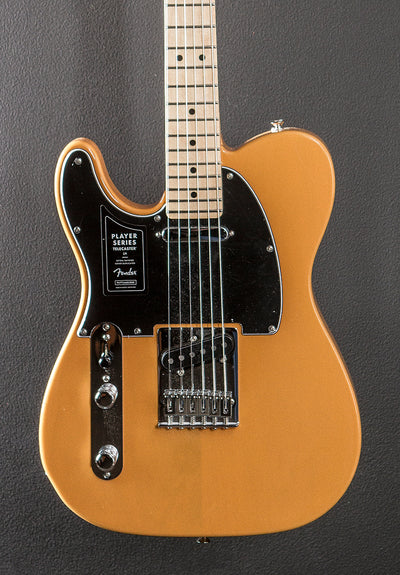 Player Telecaster Left Hand – Butterscotch Blonde w/Maple