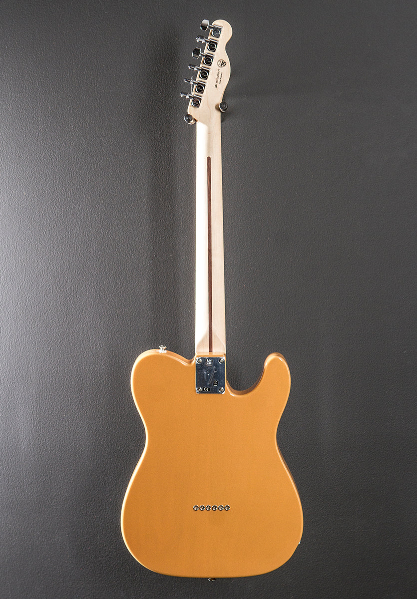 Player Telecaster Left Hand – Butterscotch Blonde w/Maple