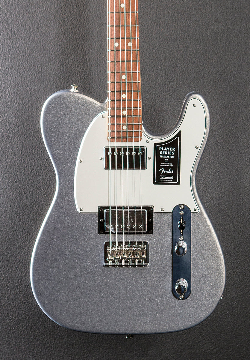 Player Telecaster HH - Silver w/Pau Ferro