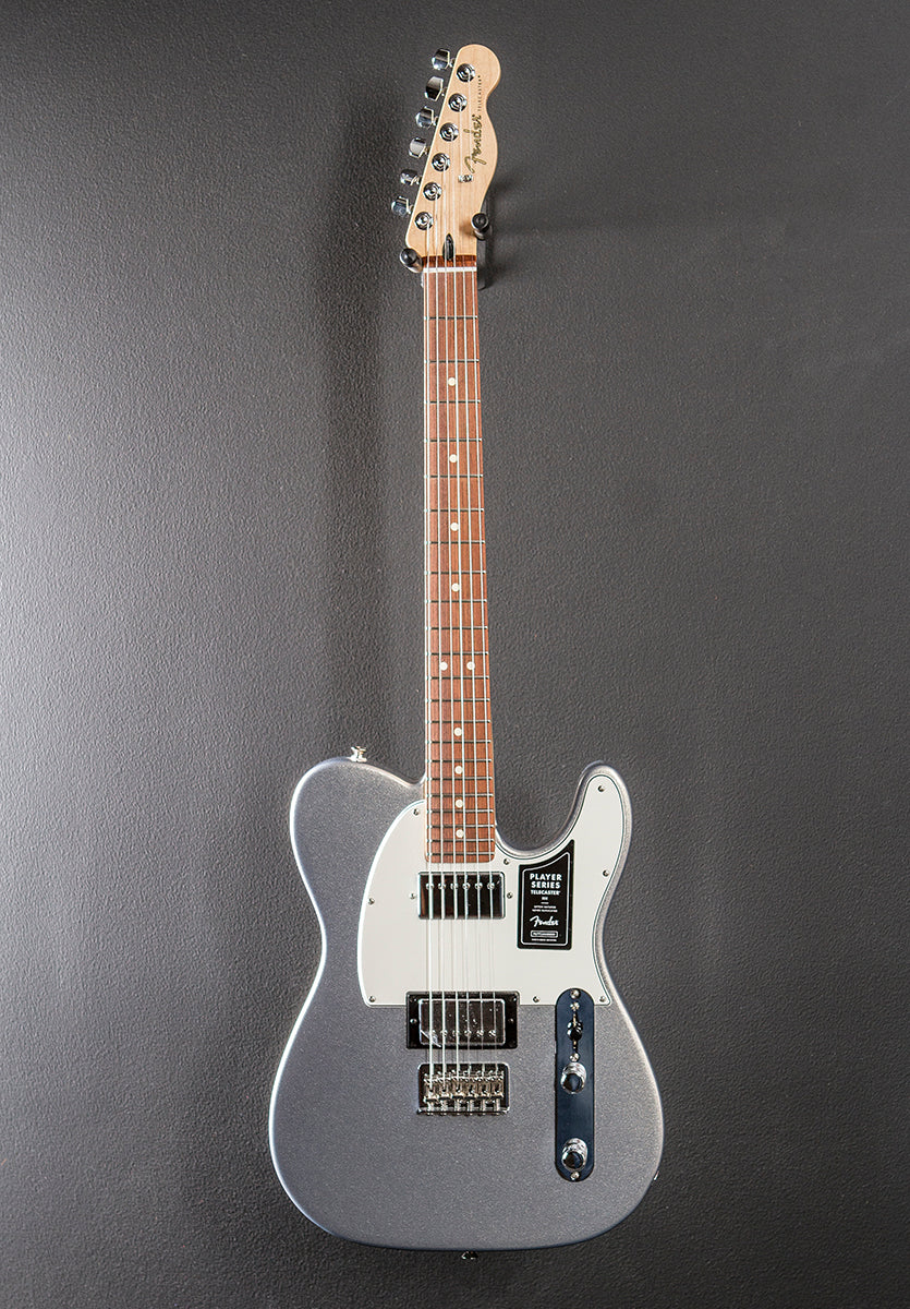 Player Telecaster HH - Silver w/Pau Ferro