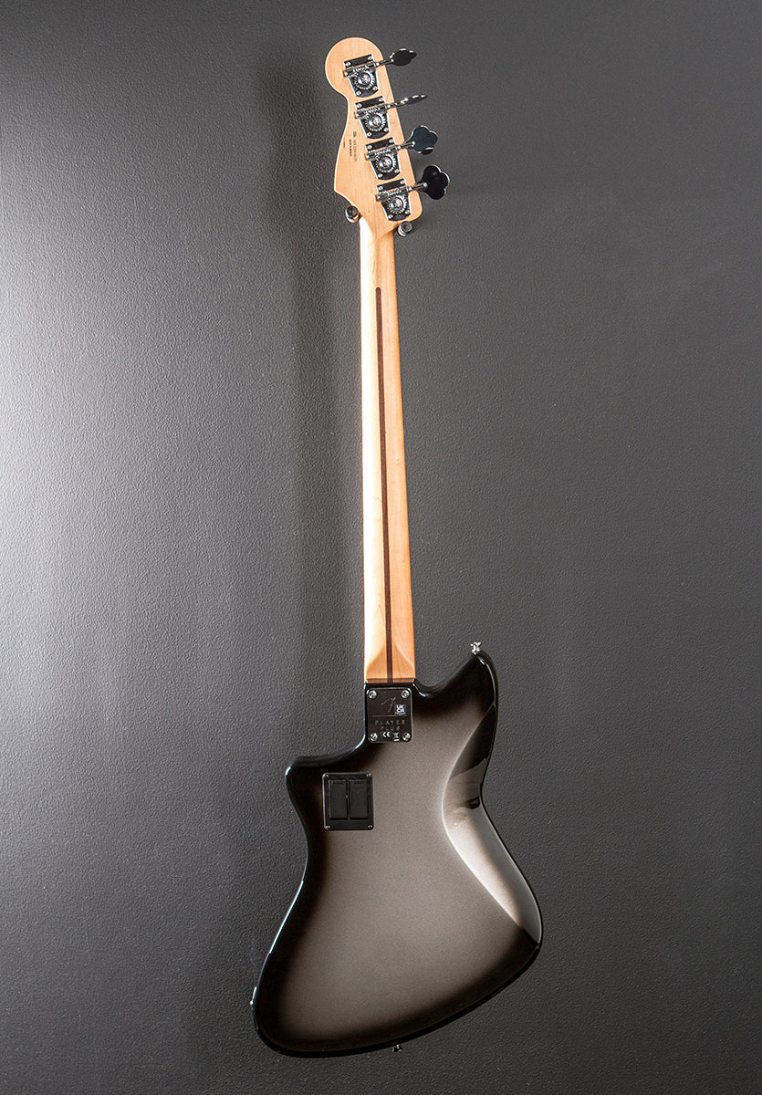 Player Plus Active Meteora Bass - Silverburst w/Maple