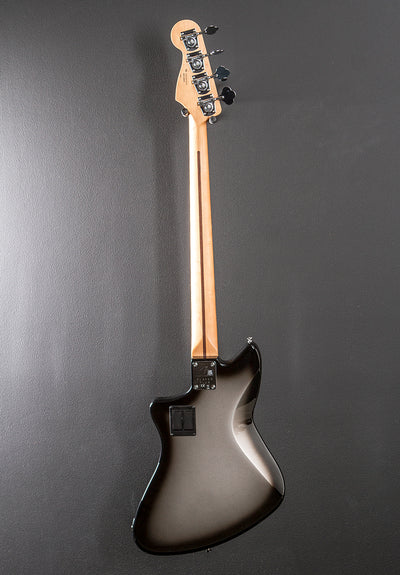 Player Plus Active Meteora Bass - Silverburst w/Maple