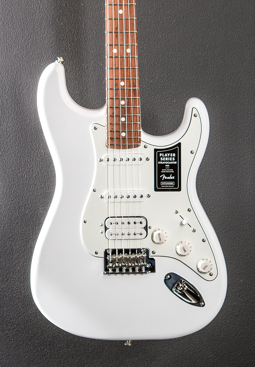 Player Stratocaster HSS - Polar White w/Pau Ferro