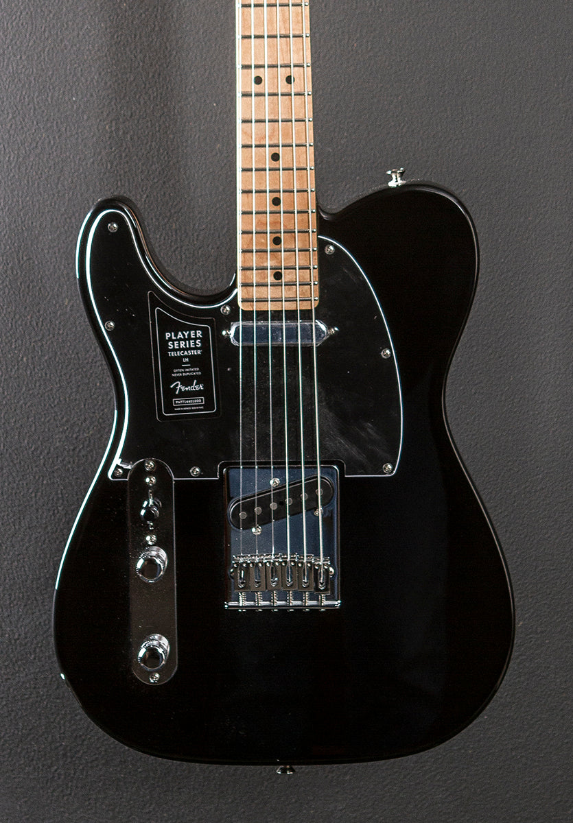 Player Telecaster Left Hand – Black w/Maple