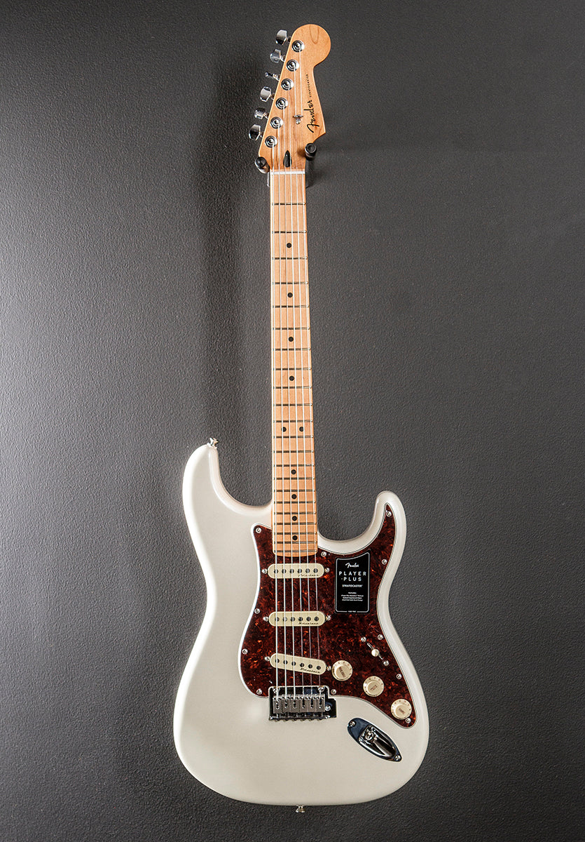 Player Plus Stratocaster - Olympic Pearl w/Maple