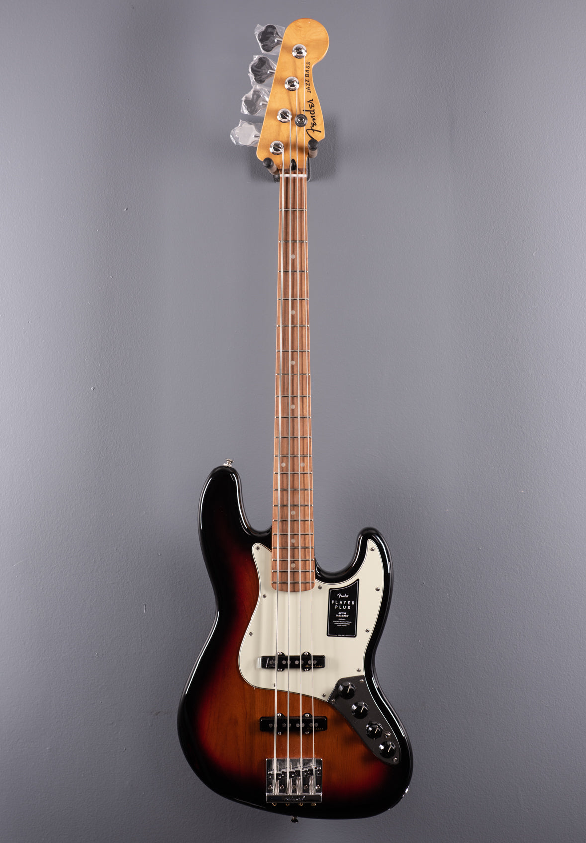 Player Plus Jazz Bass – 3 Color Sunburst w/Pau Ferro