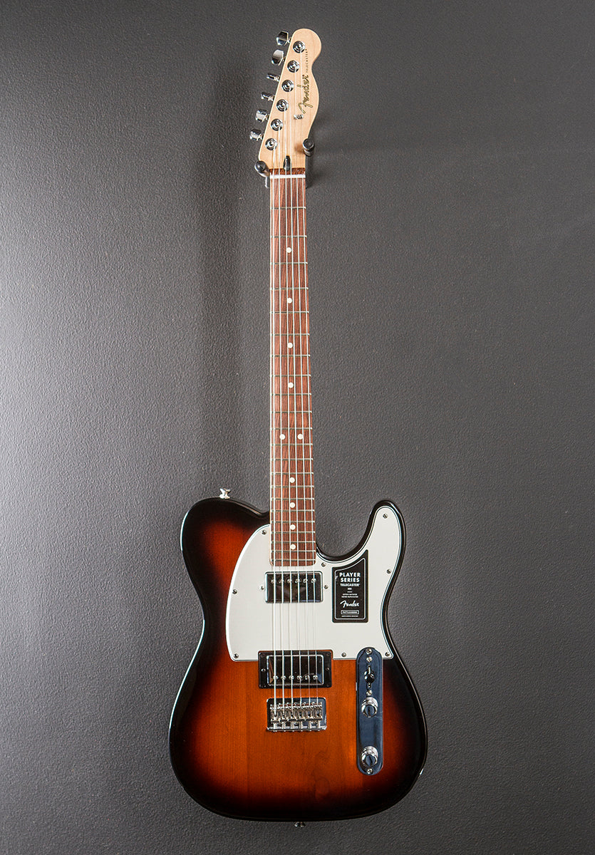 Player Telecaster HH - 3 Color Sunburst w/Pau Ferro