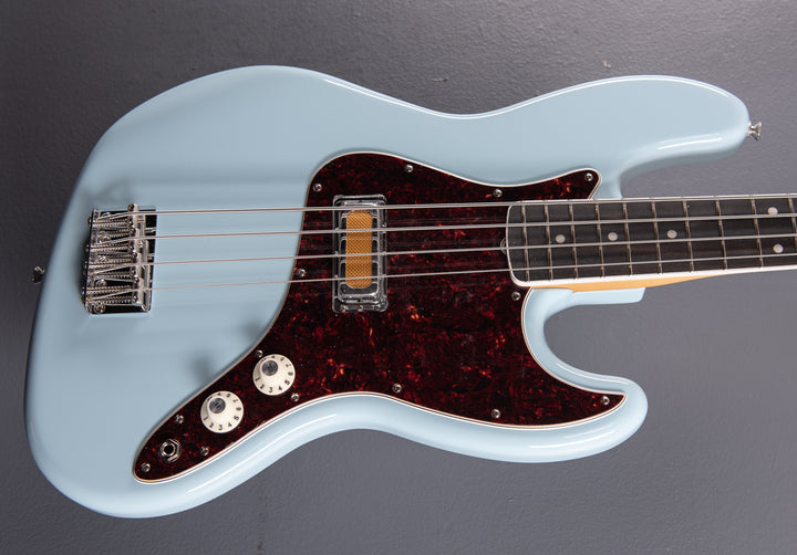 Gold Foil Jazz Bass - Sonic Blue