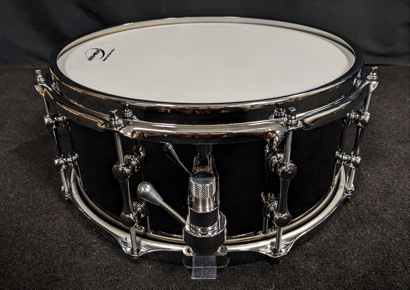 6x13" Black Chrome over Brass Snare Drum