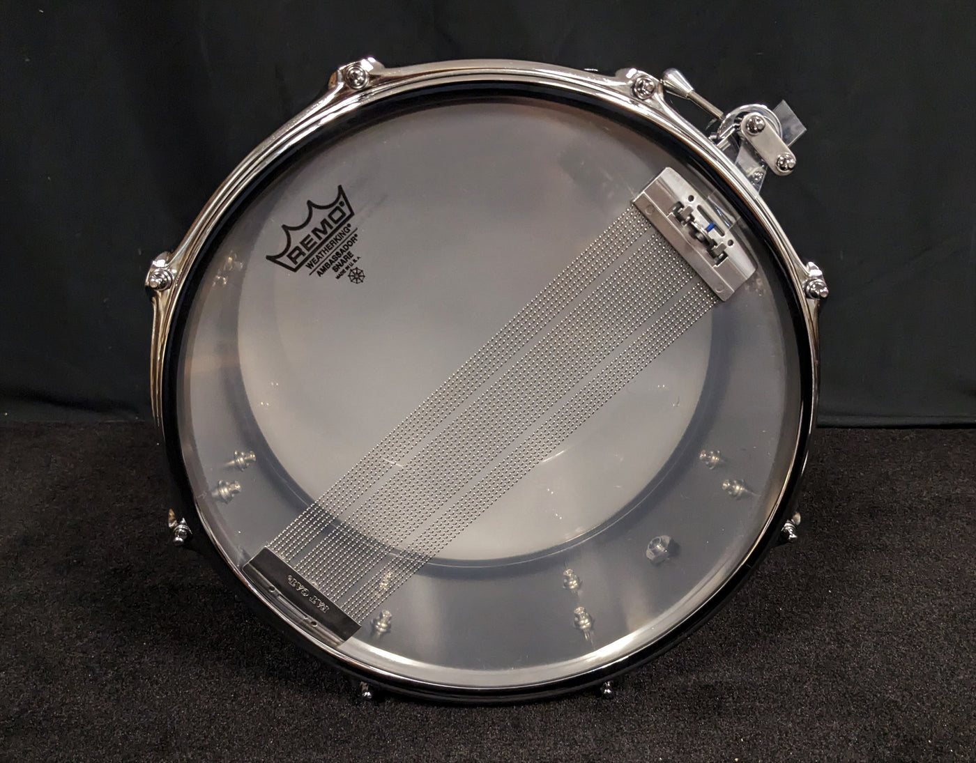 6x13" Black Chrome over Brass Snare Drum