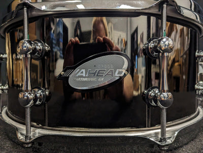 6x13" Black Chrome over Brass Snare Drum