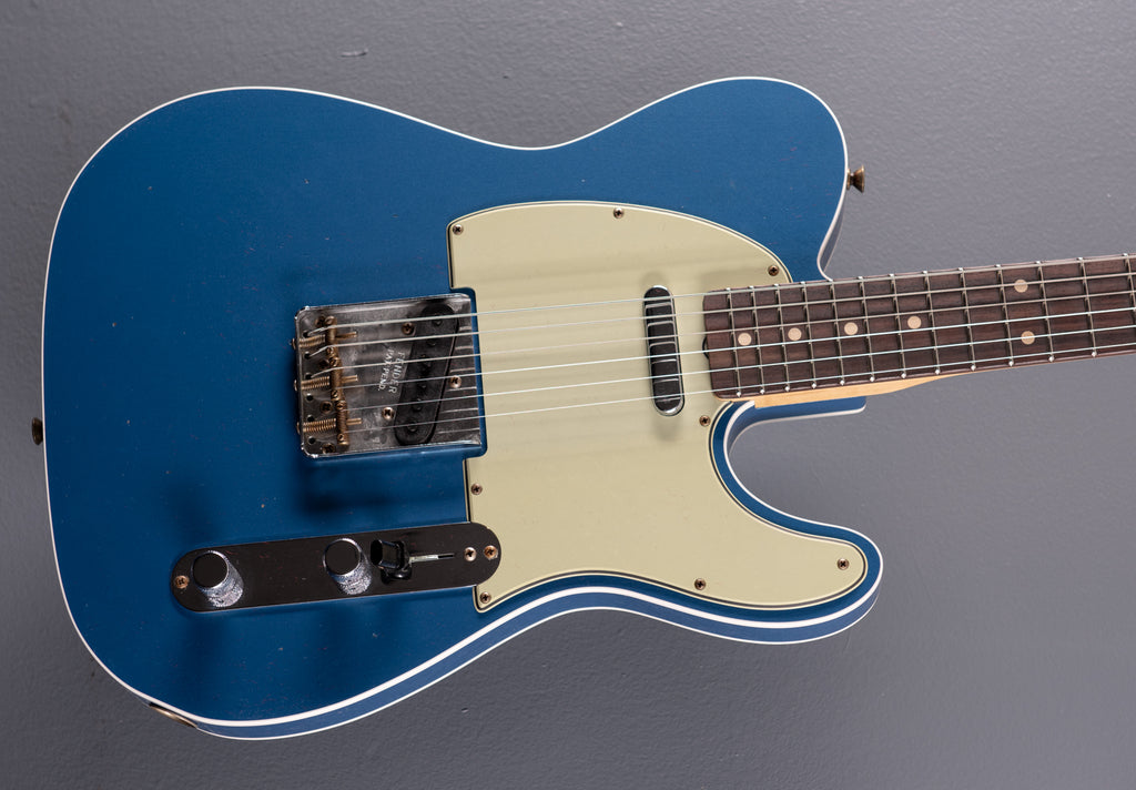1960 Journeyman Relic Tele Custom - Lake Placid Blue – Dave's
